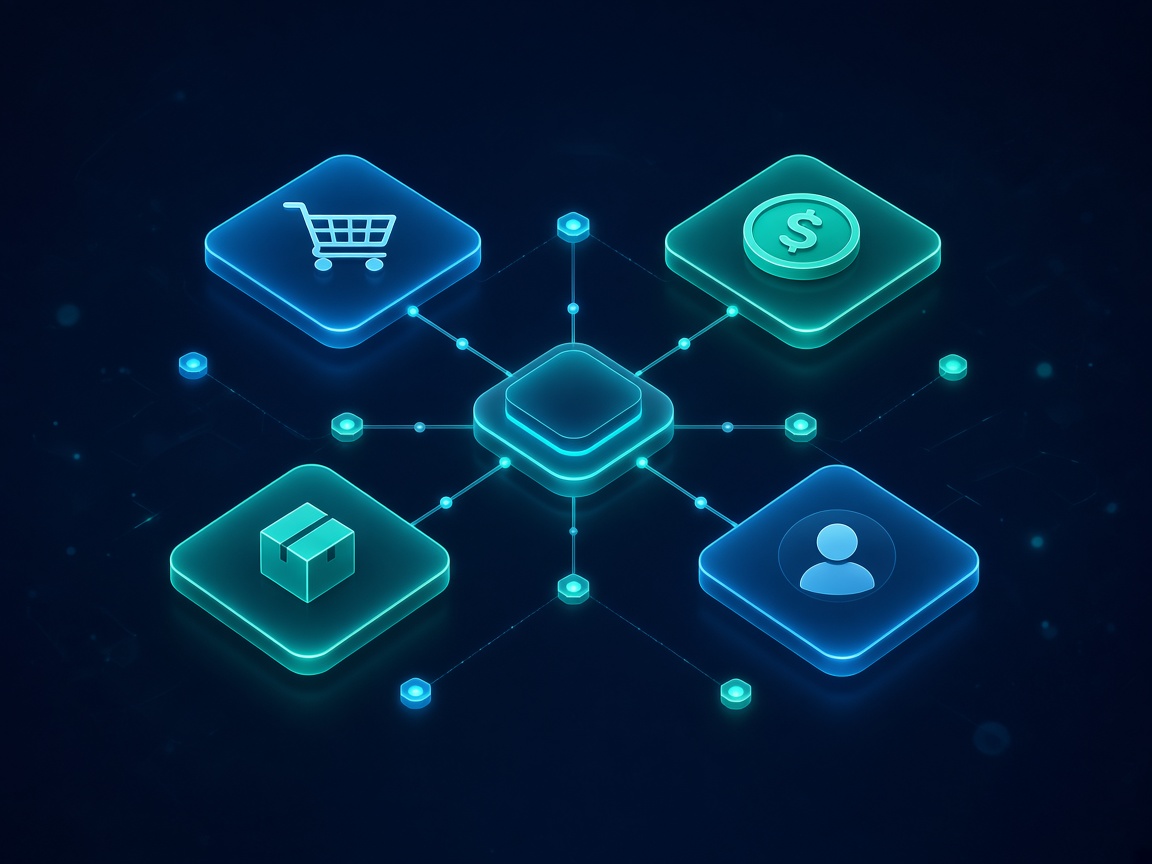 Módulos de Odoo conectados: ventas, contabilidad, inventario y CRM